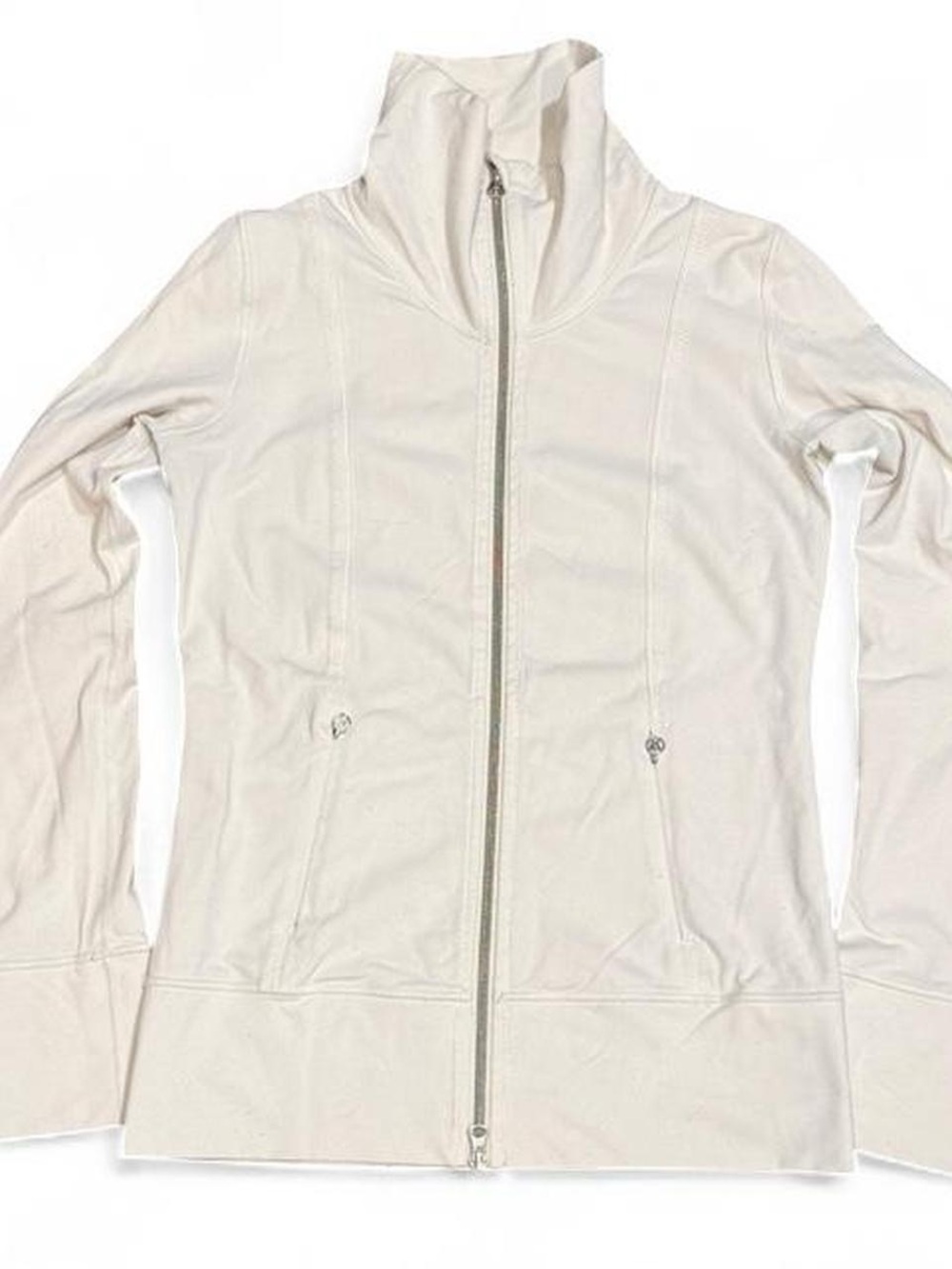 Lululemon Define Off-White Yoga Zip Up Jacket